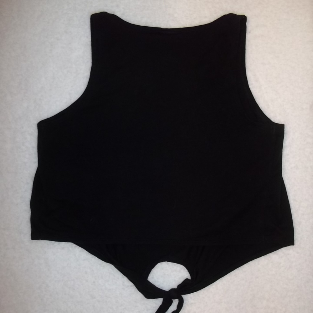 Victoria's Secret PINK Black Crop Top Size XS - Picture 3 of 6